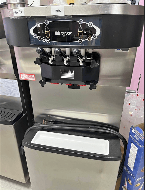 Taylor commercial soft serve machine maintained by Aaron Cold Tech
